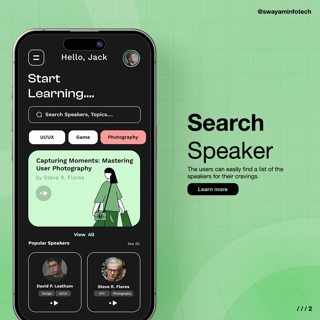 swayaminfotech's tweet image. Explore the power of online learning with our e-learning app. Introducing the Smart Learn Video Application—an innovative E-learning platform. Elevate your organization's educational experience.
.
Visit: swayaminfotech.com/smart-learn-vi… 
.
#elearningappdevelopment #smartlearnapp