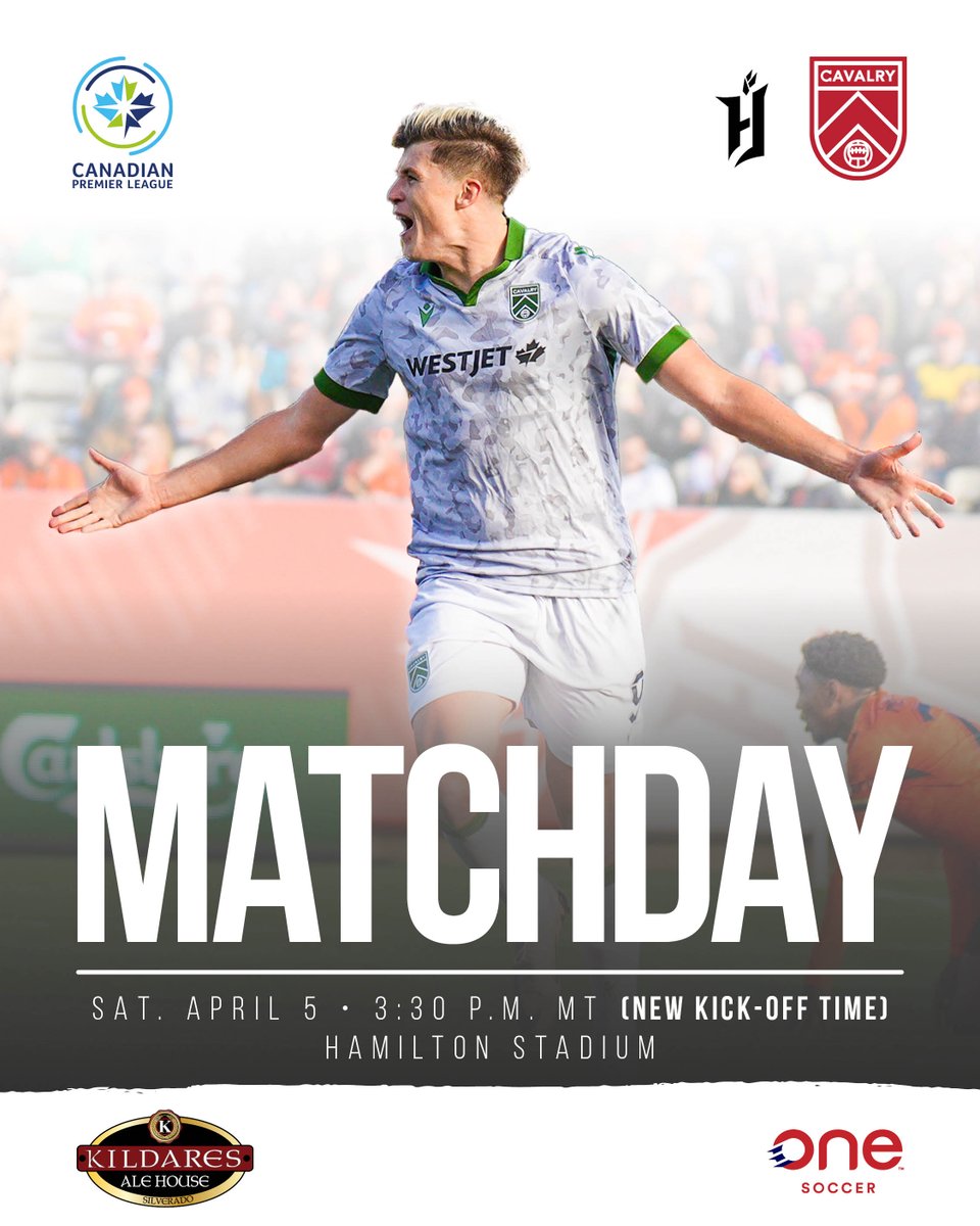 WE'RE BAAAAAAACK!! 🐎

⚔️ <a href="/forgefc/">forgefc</a>
📺 @tsn_official, <a href="/onesoccer/">OneSoccer</a>

@kildaresalehous #CanPL #CavsFC