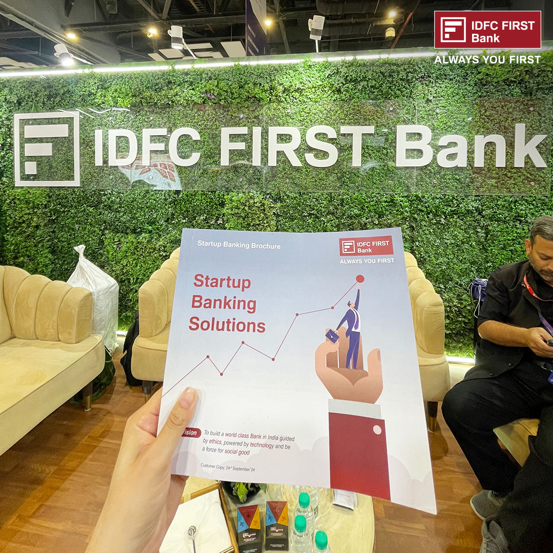 IDFCFIRSTBank's tweet image. #IDFCFIRSTBank #AlwaysYouFirst #FIRSTWings #StartupBanking #Startup #StartupMahakumbh #SKM2025 #BharatInnovates