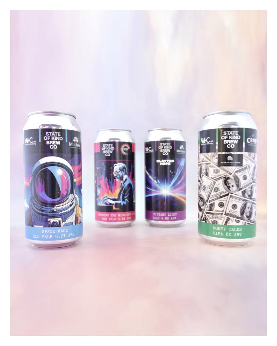 We've heard a lot of great things said about Wigan's State Of Kind, so we've finally decorated our fridges with a bunch of their freshest releases for everyone's weekend drinking pleasure. 

It's all hoppy, all hazy and all highly rated!

shop.ghostwhalelondon.com