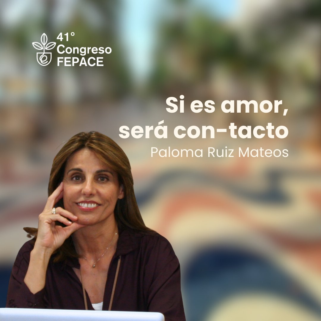 La unión del alma y el cuerpo integra a la persona, permitiendo conocer y amar plenamente. Por eso, como dice Paloma Ruiz-Mateos "Si es amor, será con-tacto"#41CongresoFEPACE #UnaMiradaHaciaLosPadres