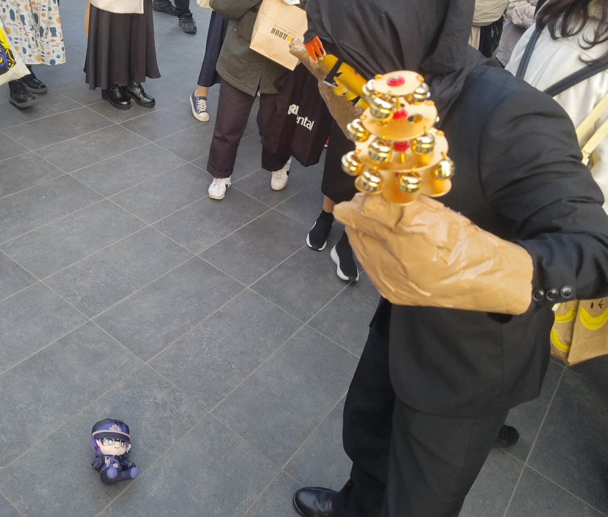 ガッチマン伝説 横浜BUNTAI 銀テープ（金 ゴールド） フルロゴ