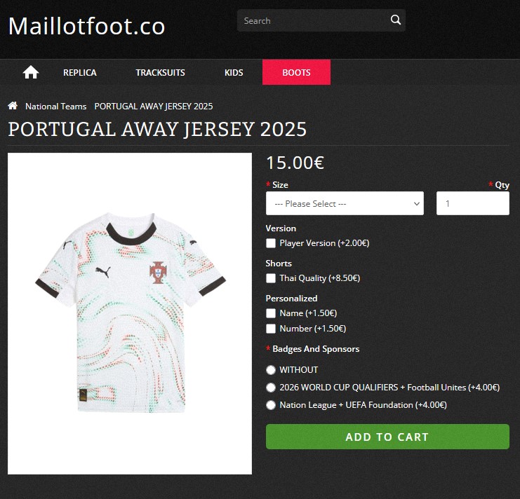 Ils ont balancé ça !  
Le maillot 2025 du Portugal est sorti 🔥  
Et les prix ?... C’est un truc de ouf 😅  
Tout est dans la bio

#NationsLeague #WCQ #CoupeDuMonde2026 #CristianoRonaldo #WCQ2026 #ForçaPortugal