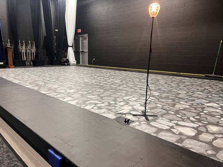 BRCCSD180's tweet photo. These THEATRE KIDS worked their rears off to paint the stage floor for our upcoming production of Rotten Apples!! 
THEATRE KIDS - We get the job done! https://t.co/XlPeln9Lrv