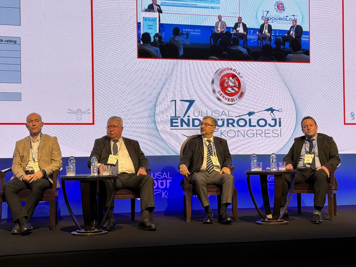 📍 17. Ulusal Endoüroloji Kongresi kapsamında gerçekleştirilen Minimal İnvaziv Üroonkolojik Zorlu Olgular Paneli, Tarık Esen başkanlığında alanında deneyimli isimleri bir araya getirdi.

<a href="/EndourolojiDer/">Endoüroloji Derneği</a>