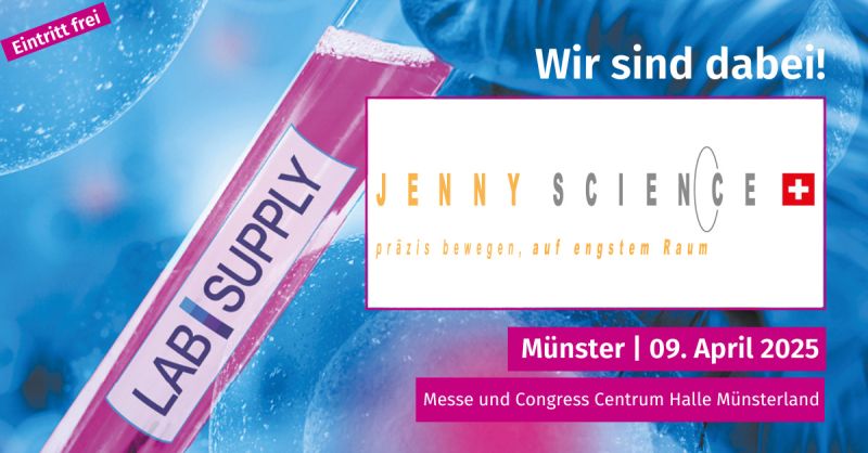 jennyscienceus's tweet image. 🔬 Jenny Science at LAB-SUPPLY Münster!

📅 April 9 | 🕘 09:30–15:30
📍 Messe Halle Münsterland
🎟 Free entry: lnkd.in/dRvQwEnj

Meet Dieter Hauck &amp;amp; discover our INTAX® &amp;amp; LINAX® solutions live!

#JennyScience #LabSupply #Automation #Precision #Münster