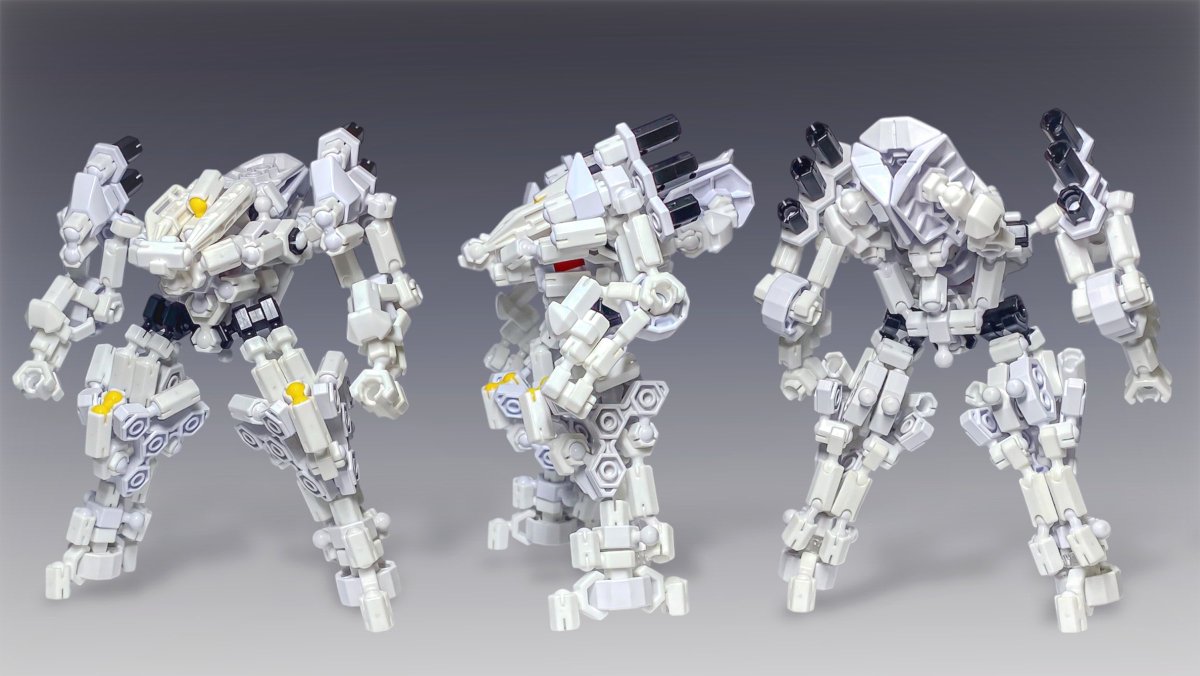 hivVari's tweet photo. アソブロック作品No.28
コクピット周りの構造を明確に作る事を意識しました
全体的にはACとかKMFっぽい雰囲気になった気がする
いつものオリメカシリーズ…になるかは未定
#アソブロック #ASOBLOCK 

詳細は↓から https://t.co/CPwD3kSruO