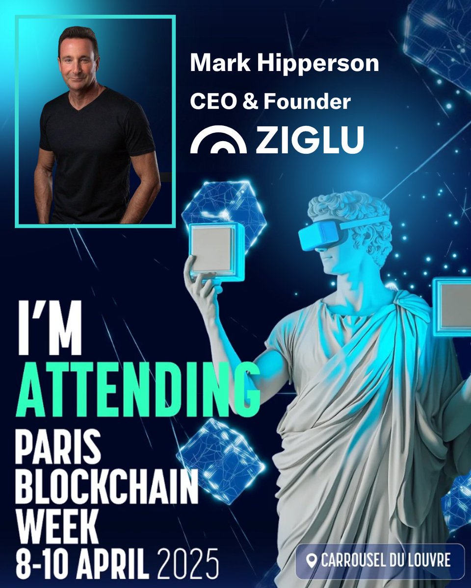 Our CEO Mark Hipperson will be at Paris Blockchain week 🇫🇷

Please reach out via Linkedin should you want to connect / meet. 

#parisblockchainweek #ziglu #crypto #payments #fintech