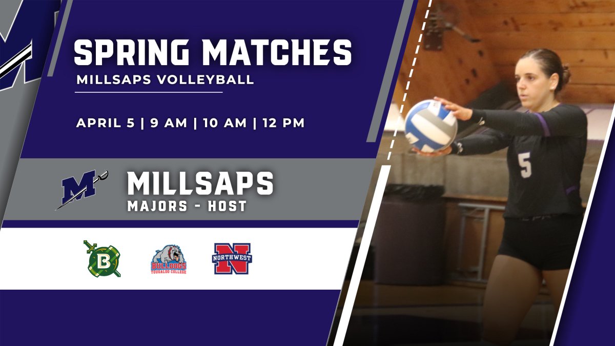 Millsaps College Athletics (@majorathletics) on Twitter photo .<a href="/MillsapsVball/">Millsaps Volleyball</a> hosts three spring matches on Saturday!
π Belhaven, Tougaloo & NWCC
β° 9 am, 10 am & 12 pm
π Jackson, Miss.
π Hangar Dome
π₯ tinyurl.com/57bz7j5r
#GoMajors .<a href="/MillsapsVball/">Millsaps Volleyball</a> hosts three spring matches on Saturday!
π Belhaven, Tougaloo & NWCC
β° 9 am, 10 am & 12 pm
π Jackson, Miss.
π Hangar Dome
π₯ tinyurl.com/57bz7j5r
#GoMajors
