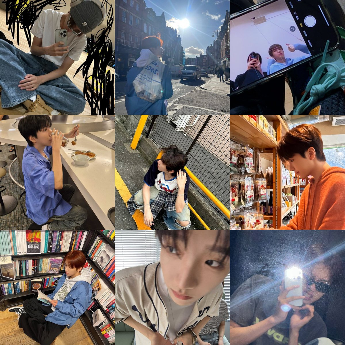lowkey woonhak has some of the best pics out there. peak bf vibes, no debate … 🚬🚬
