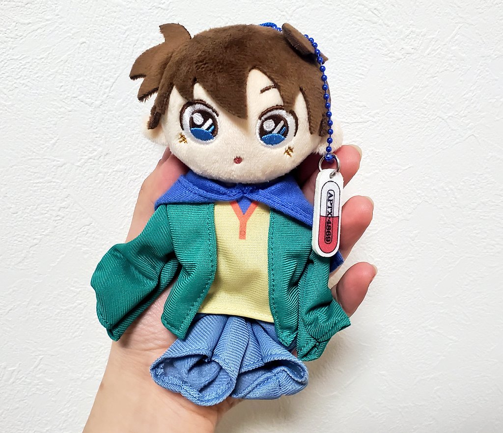 「小さくなった名探偵verのマスコットが発売されてたんやけど、買っちゃうよね…!!」|崎野璃夢👓🎀のイラスト