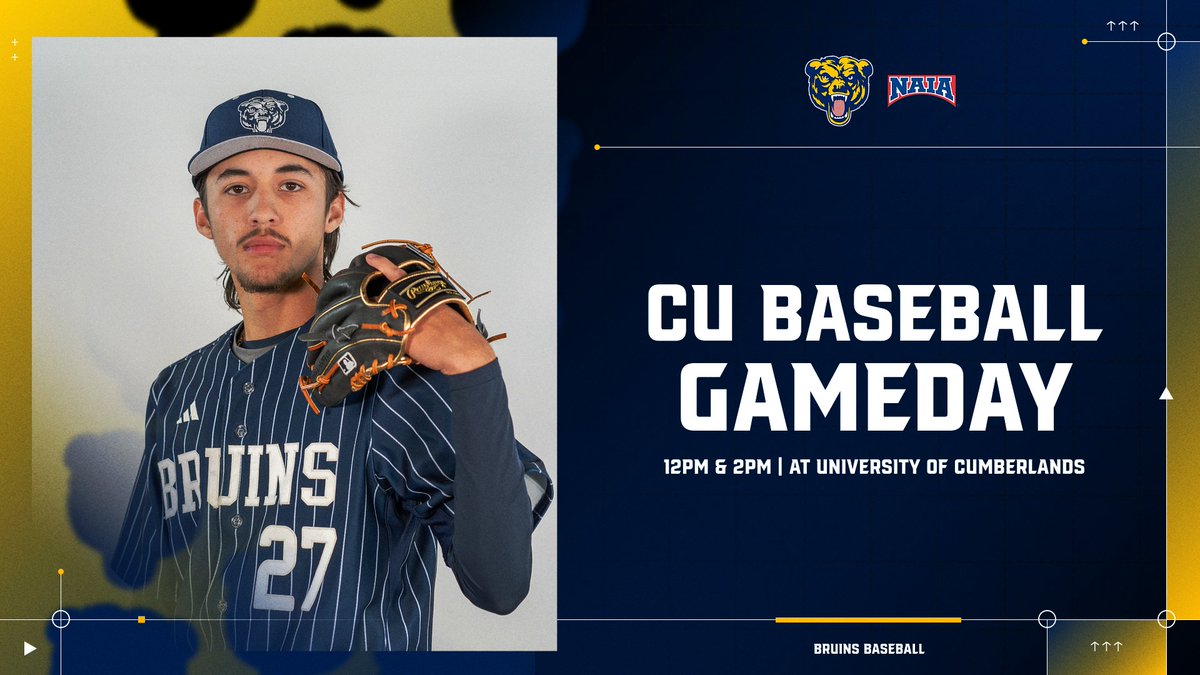 Today finish the series against the University of Cumberlands with two games at 12pm and 2pm!