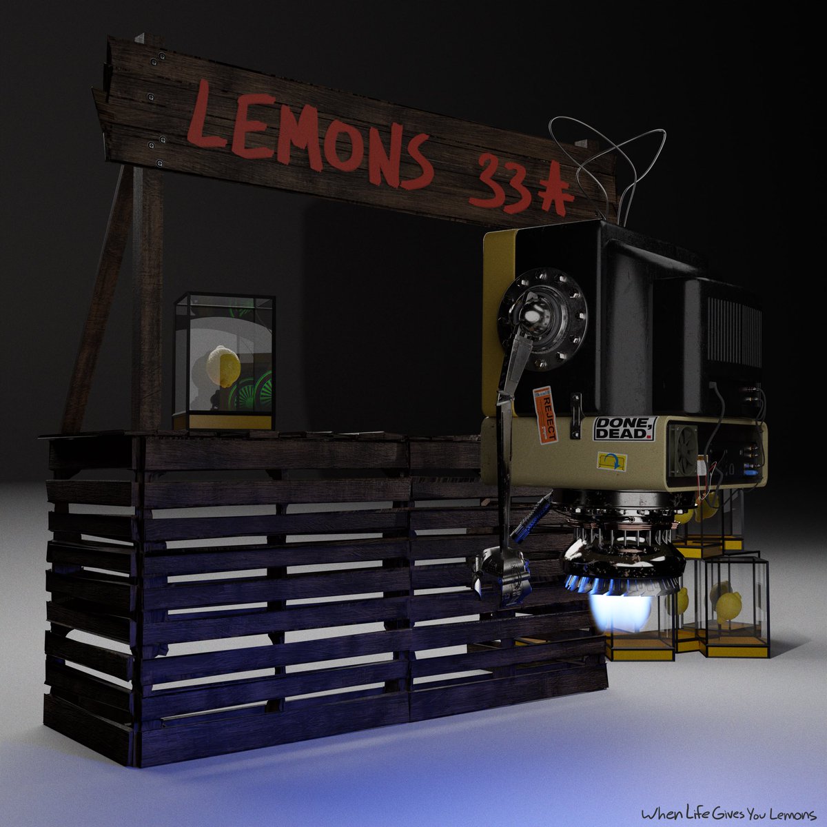 TYLRwithspaces's tweet image. I forgot about the QR code lol—“When Life Gives You Lemons” turns three tomorrow