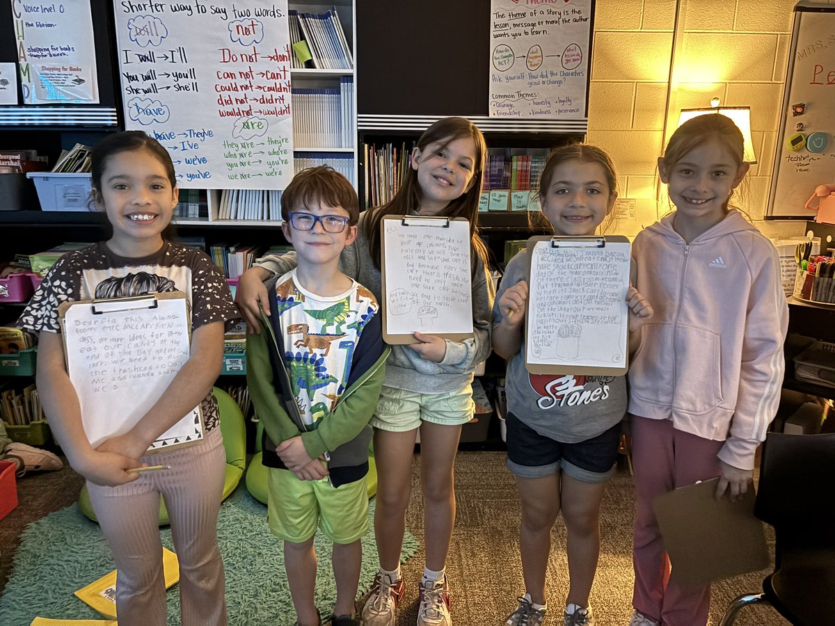 Check out these leaders from Mrs. McCracken’s class taking initiative to clean up the playground then comprising essays about importance of being responsible after purchasing items from snack cart! Leaders making a difference and impacting others! Greatness Grows Here! 💪💪💪❤️❤️