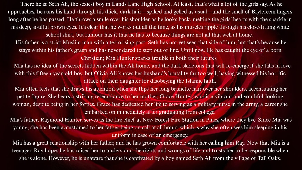 BestCouple2009's tweet image. #1stLinePit #CMe
There he is: Seth Ali, the sexiest boy in Lands Lane High School. At least, that's what a lot of the girls say. As he approaches, he runs his hand through his thick, dark hair-spiked and gelled as usual-and the smell of Brylcreem lingers long after he has passed.