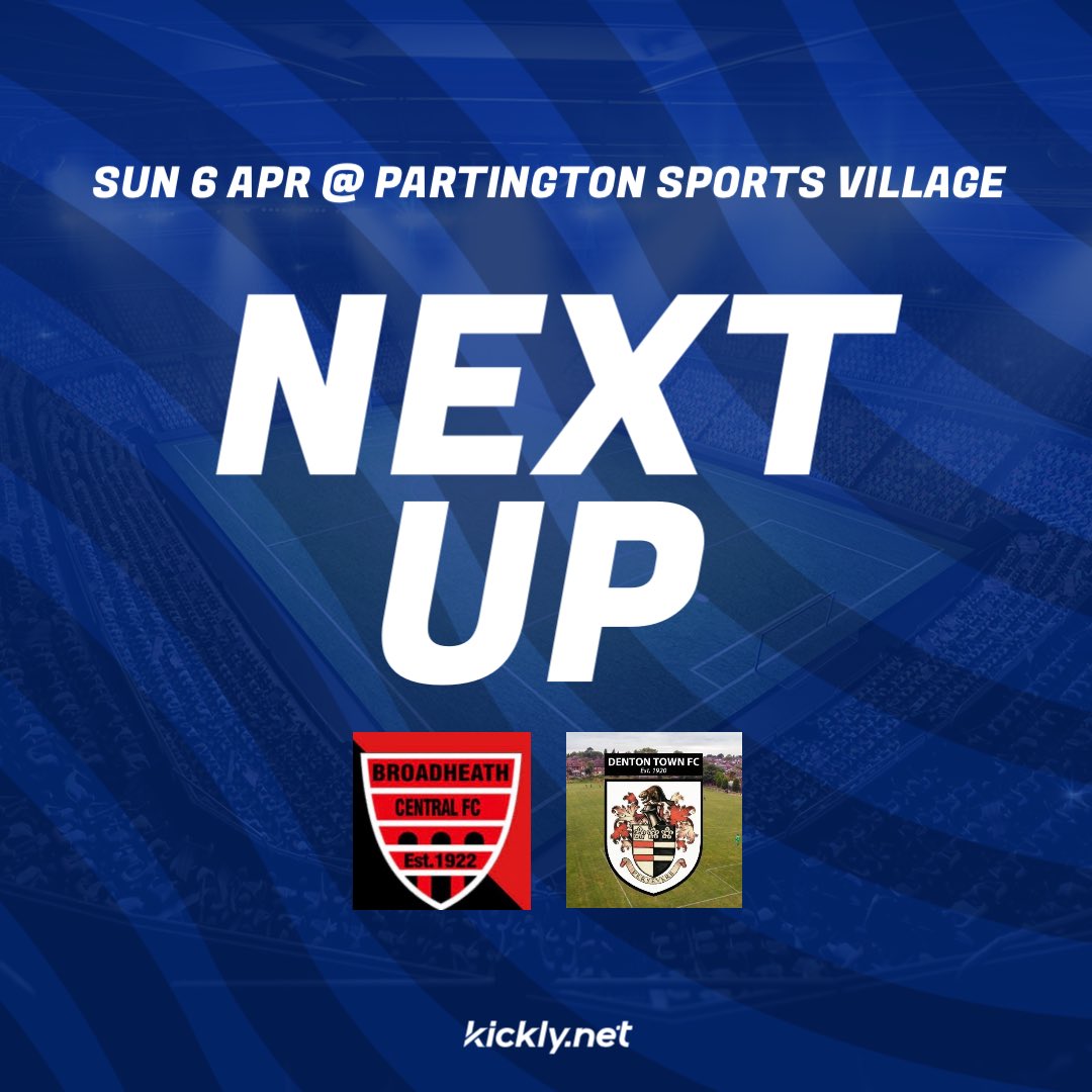 Broadheath Central Vets FC (@broadheathvets) on Twitter photo ๐ค๐น๐ฌ๐ธ๐ถ๐ฒ๐ท๐ฐ ๐๐ช๐ฝ๐ฌ๐ฑ
Early kick off for the Vets tomorrow with a League game at home to <a href="/dentontown_fc/">Denton Town FC</a> Vets.
๐ Denton Town FC
๐ Sunday 6th April
๐ 10am KO
๐๏ธ Partington Sports Village (3G), M31 4ES. ๐ค๐น๐ฌ๐ธ๐ถ๐ฒ๐ท๐ฐ ๐๐ช๐ฝ๐ฌ๐ฑ
Early kick off for the Vets tomorrow with a League game at home to <a href="/dentontown_fc/">Denton Town FC</a> Vets.
๐ Denton Town FC
๐ Sunday 6th April
๐ 10am KO
๐๏ธ Partington Sports Village (3G), M31 4ES.