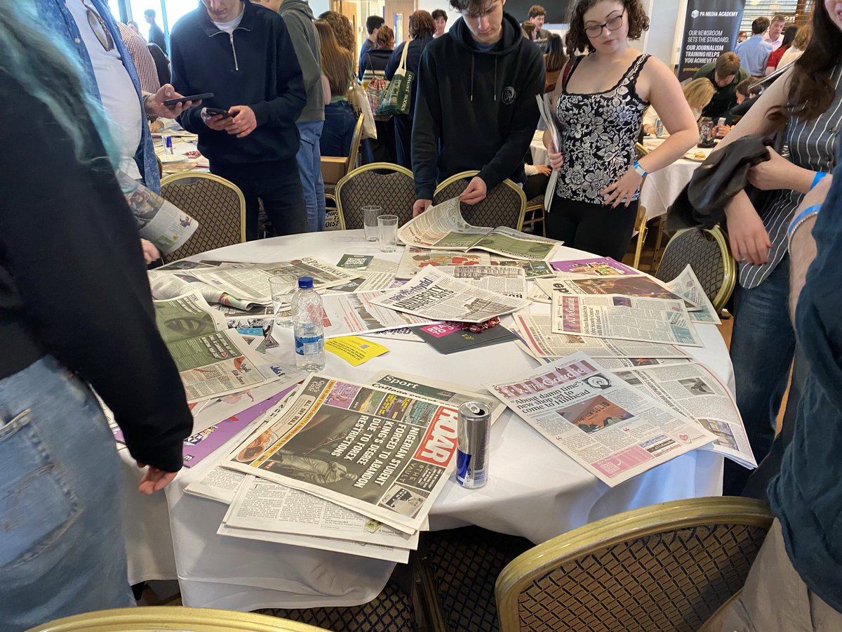 Sandra Loy (@sandraloy1) on Twitter photo Lovely to see delegates at the <a href="/SPAJournalism/">Student Publication Association</a> annual conference in Exeter today getting inky fingers and poring over their beautiful PRINT products.
Who doesn’t love seeing their byline in a traditional tabloid format?
#SPANC25 Lovely to see delegates at the <a href="/SPAJournalism/">Student Publication Association</a> annual conference in Exeter today getting inky fingers and poring over their beautiful PRINT products.
Who doesn’t love seeing their byline in a traditional tabloid format?
#SPANC25