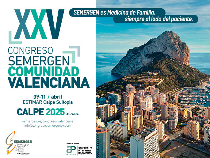 #SEMERGENCV24 ¡👉El XXV Congreso SEMERGEN Comunidad Valenciana (<a href="/SEMERGEN_CV/">SEMERGEN_CV</a>) se celebrará del 9 al 11 de Abril.
📄Envía tu comunicación antes del martes 11/03/2025
f.mtr.cool/ghmbtayebm