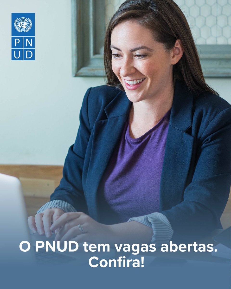 O #PNUD tem novas vagas abertas em diferentes áreas. Consulte a seção de Oportunidades no site! Quem sabe não há uma sob medida para você?

Saiba mais: go.undp.org/ZHa e go.undp.org/4fw