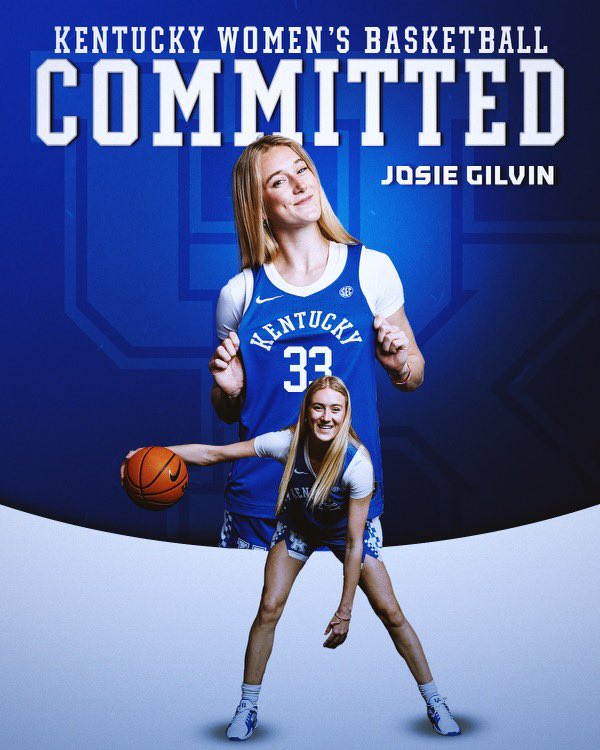 Congratulations to Josie Gilvin who will finish up her college career playing for the University of Kentucky! 

Josie is a two time State Champion and former MVP of the state tournament. She recorded two triple doubles during her time at Sacred Heart 

Kentucky is getting a star!