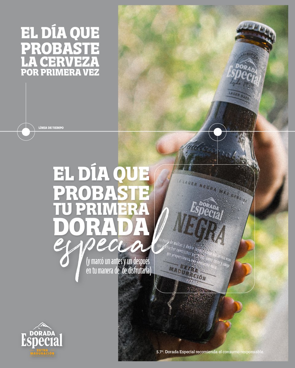 Hay momentos que marcan un antes y un después. Por eso, la primera vez que probaste una Especial Negra, no se olvida. Por su sabor inconfundible y su carácter Especial.