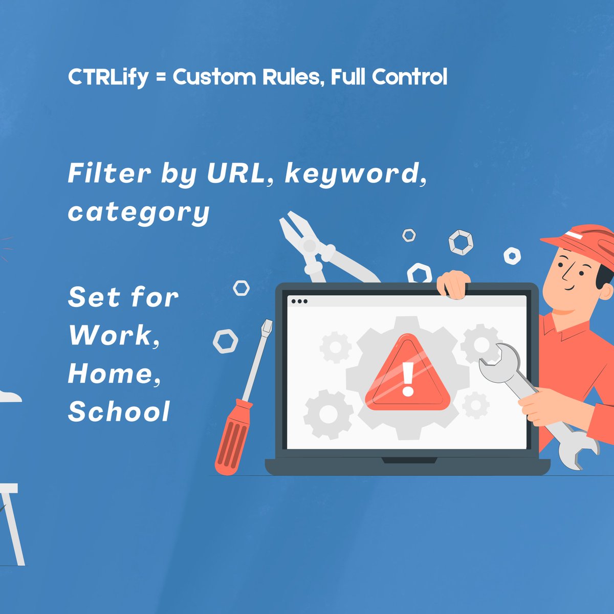 jdify's tweet image. #CTRLify
#WebControl
#GameBlocker
#SafeBrowsing
#DigitalSafety
#ParentalControl
#ProductivityTools
#InternetSecurity
#FocusMode
#CustomFilters
#SmartTech
#TechThatProtects
#ScreenTimeControl
#StayFocused
#CyberSafety