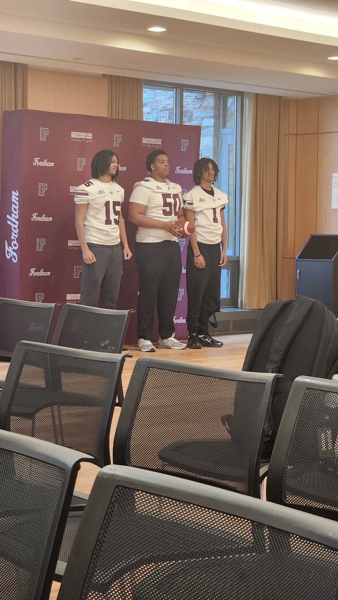 Class of 2026 at <a href="/FORDHAMFOOTBALL/">Fordham Football</a> Junior day
<a href="/aidenbarnesqb1/">Aiden Barnes</a> <a href="/iam_malcollins/">Malachi Collins</a> <a href="/jahmari62026/">jahmari Liverpool</a> 
#Elmont
<a href="/elmontathletics/">Elmont Athletics</a> <a href="/CoachInnes99/">Tommy Innes</a> <a href="/whoisMrA/">Adetokunbo Kareem Agoro / Mr. A</a>
