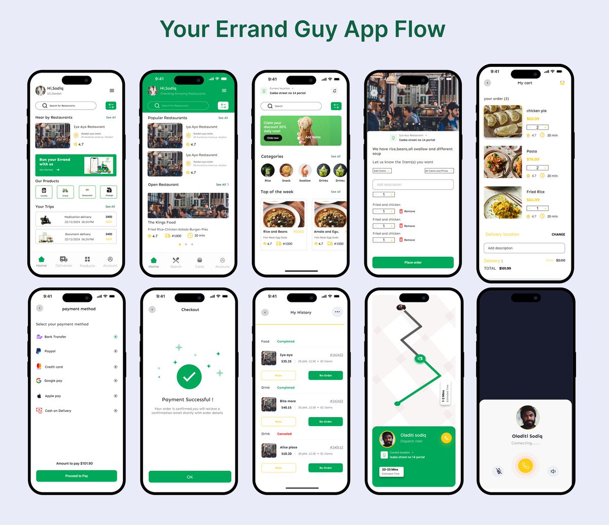 sheriff__UIUX's tweet image. Your errand guy user flow