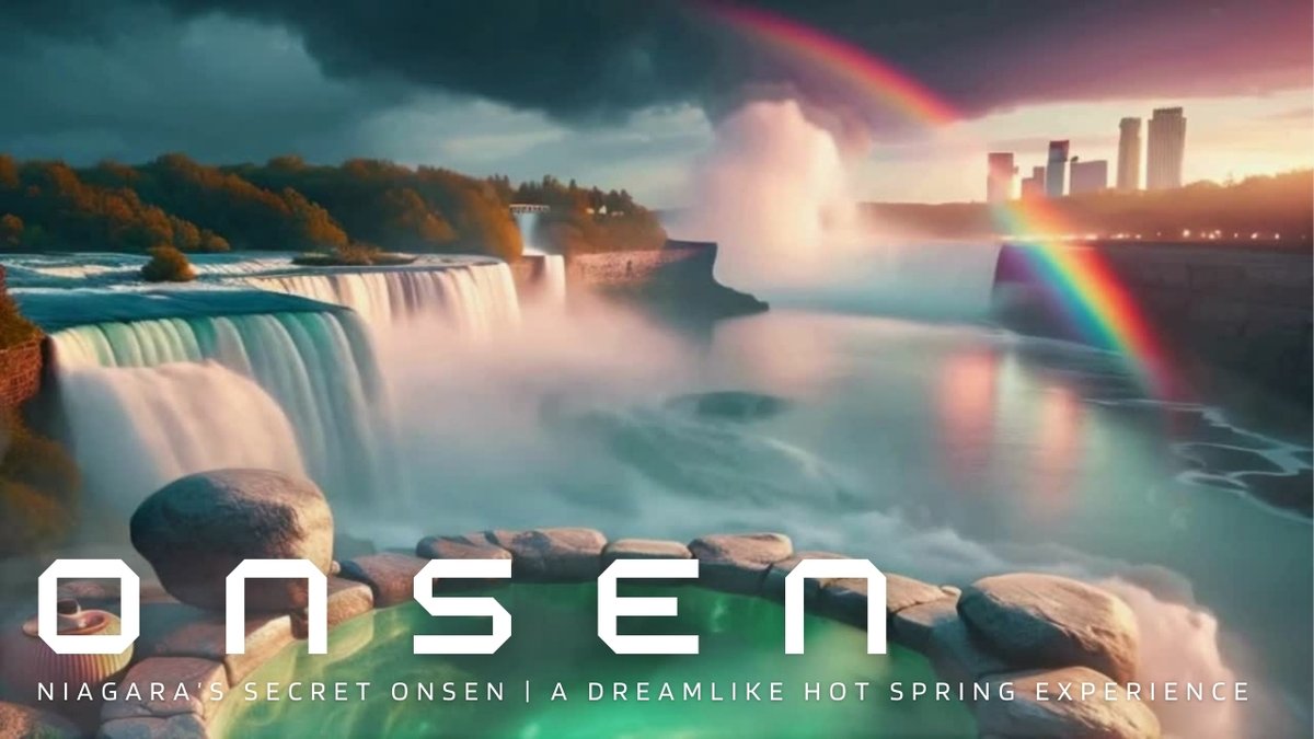 ♨️🎶🎧

---------
Live Now!
---------
Niagara’s Secret Onsen | A Dreamlike Hot Spring Experience 🌈
youtube.com/live/gmb40kUyj…

Relax and enjoy the hot springs while gazing at the magnificent scale of the great waterfalls 🌊🌈

#RelaxingMusic #sleep
<a href="/YouTube/">YouTube</a>
