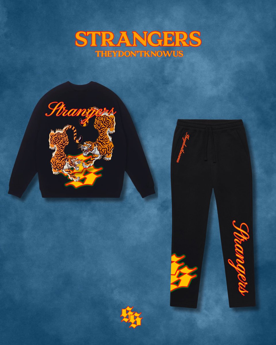 strangerstdku's tweet image. STRANGERS UNTAMED SWEAT SET 🐅