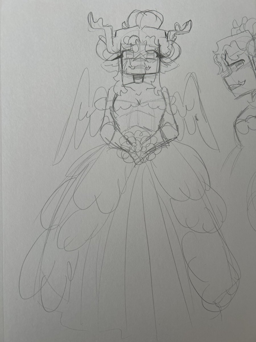 pxpperminted's tweet image. doodles of Bixbee as a congrats for them getting married last night! 

#didsystem #originalart #didalter