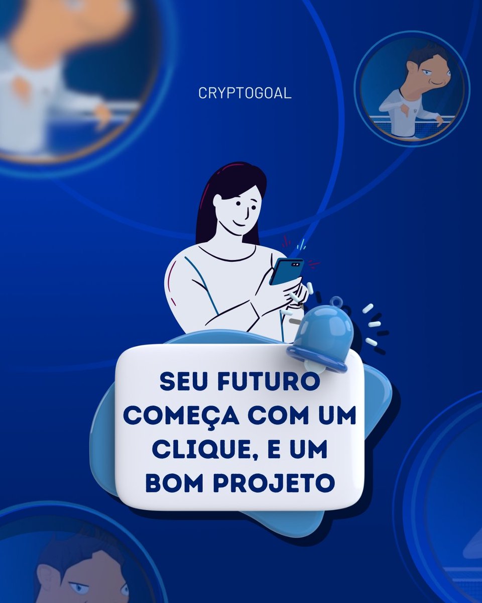 Um clique pode abrir portas para sua liberdade financeira. Escolha bons projetos, VENHA HOJE PARA A CRI, e invista CERTO, AGORA!!!
》t.me/CristianeRinal…
》cryptogoal.io