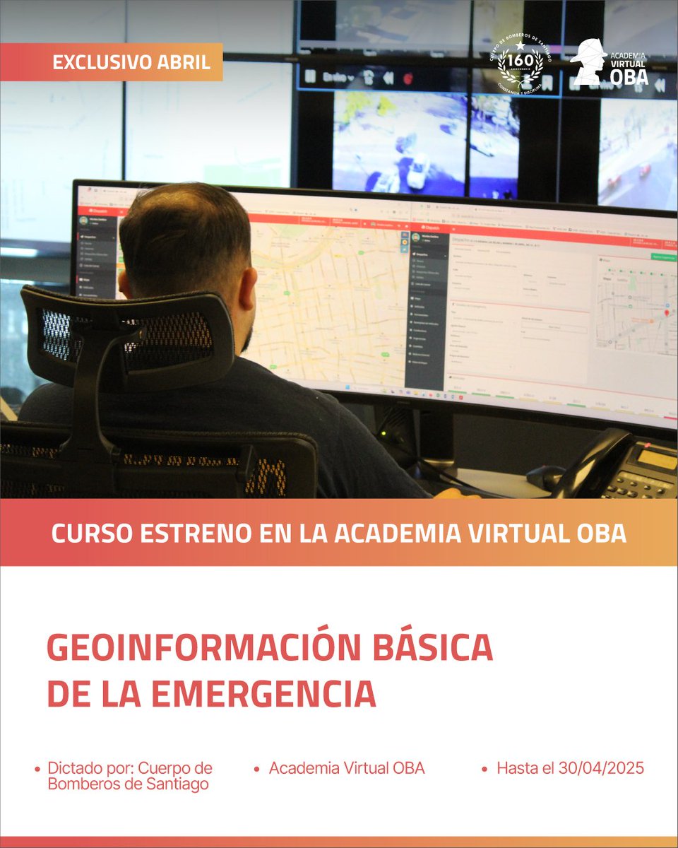 ¡Comenzó un nuevo trimestre en la #AcademiaVirtualOBA! 🚨

Ya está disponible el segundo trimestre con una selección de cursos virtuales, asincrónicos y 100% gratuitos para toda la comunidad bomberil. ¡Ingresa ahora mismo! oba.thinkific.com

#AcademiaVirtualOBA #OBA