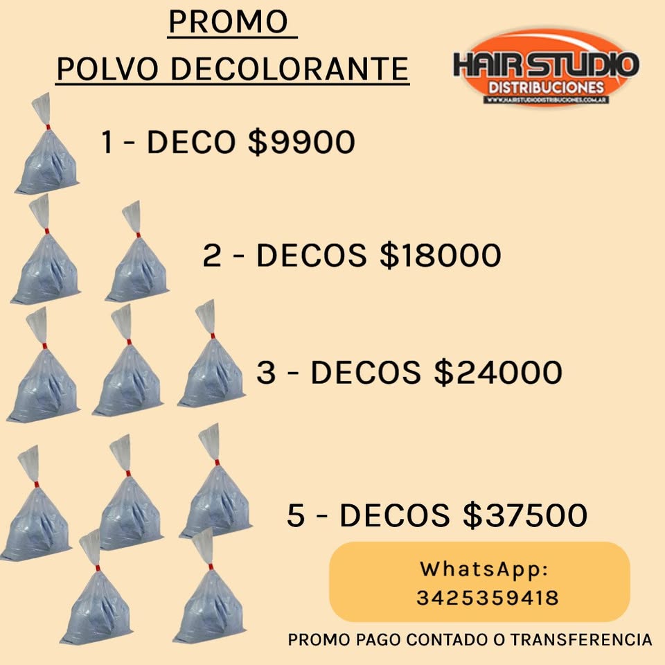 MartinCerrudo's tweet image. OFERTA DECOLORANTES