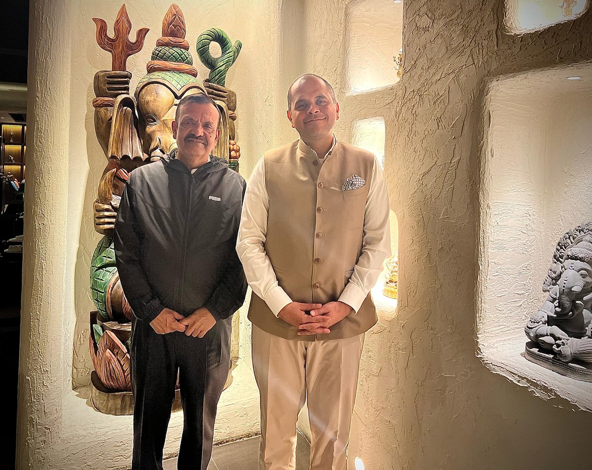 CG <a href="/PratikMathur1/">Pratik Mathur</a> warmly welcomed Shri Anurag Agarwal, Special Secretary &amp; Financial Advisor, MEA, to Shanghai on an official visit. 🙏

<a href="/IndianDiplomacy/">Indian Diplomacy</a> <a href="/indiandiplomats/">Indian Foreign Service</a>