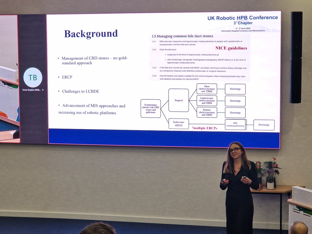 HPB Guildford, Surrey (@guildfordhpb) on Twitter photo <a href="/Irena8181/">Irena Stefanova</a> gave a fantastic presentation showing multicentre data on Robotic CBDE at the UK Robotic HPB conference in Coventry 🤖 🇬🇧 <a href="/roux_group/">The Roux Group</a> <a href="/GuildfordHpb/">HPB Guildford, Surrey</a> <a href="/Augishealth/">AUGIS</a> <a href="/EAHPBA/">E-AHPBA</a> <a href="/IHPBA/">IHPBA</a> <a href="/Irena8181/">Irena Stefanova</a> gave a fantastic presentation showing multicentre data on Robotic CBDE at the UK Robotic HPB conference in Coventry 🤖 🇬🇧 <a href="/roux_group/">The Roux Group</a> <a href="/GuildfordHpb/">HPB Guildford, Surrey</a> <a href="/Augishealth/">AUGIS</a> <a href="/EAHPBA/">E-AHPBA</a> <a href="/IHPBA/">IHPBA</a>