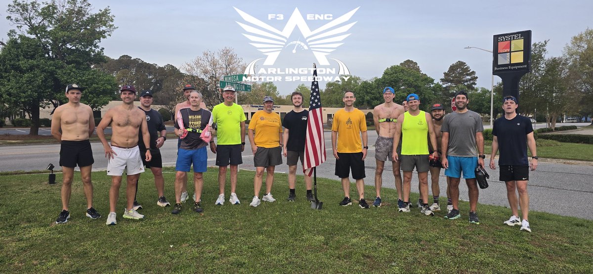 F3ENC's tweet image. 40 #f3enc men today!  #f3nation #f3counts
16 @ #boydleebeatdown 
17 @ #arlingtonmotorspeedway 
6 @ #promisedland
1 #downrange