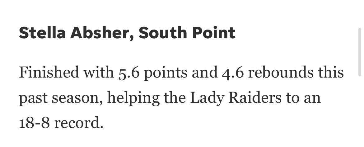 Congrats to <a href="/AmyaG2324/">Amya</a> on being named to the <a href="/gastongazette/">GastonGazette</a> All-Area 1st Team and the <a href="/charlottepreps/">Observer Preps</a> All-Observer 2nd Team‼️

Thanks to the <a href="/gastongazette/">GastonGazette</a> for shouting out <a href="/StellaAbsher/">Stella Absher</a> as a Freshman who made an impact this year‼️

🔴Go⚫️BIG⚪️RED‼️