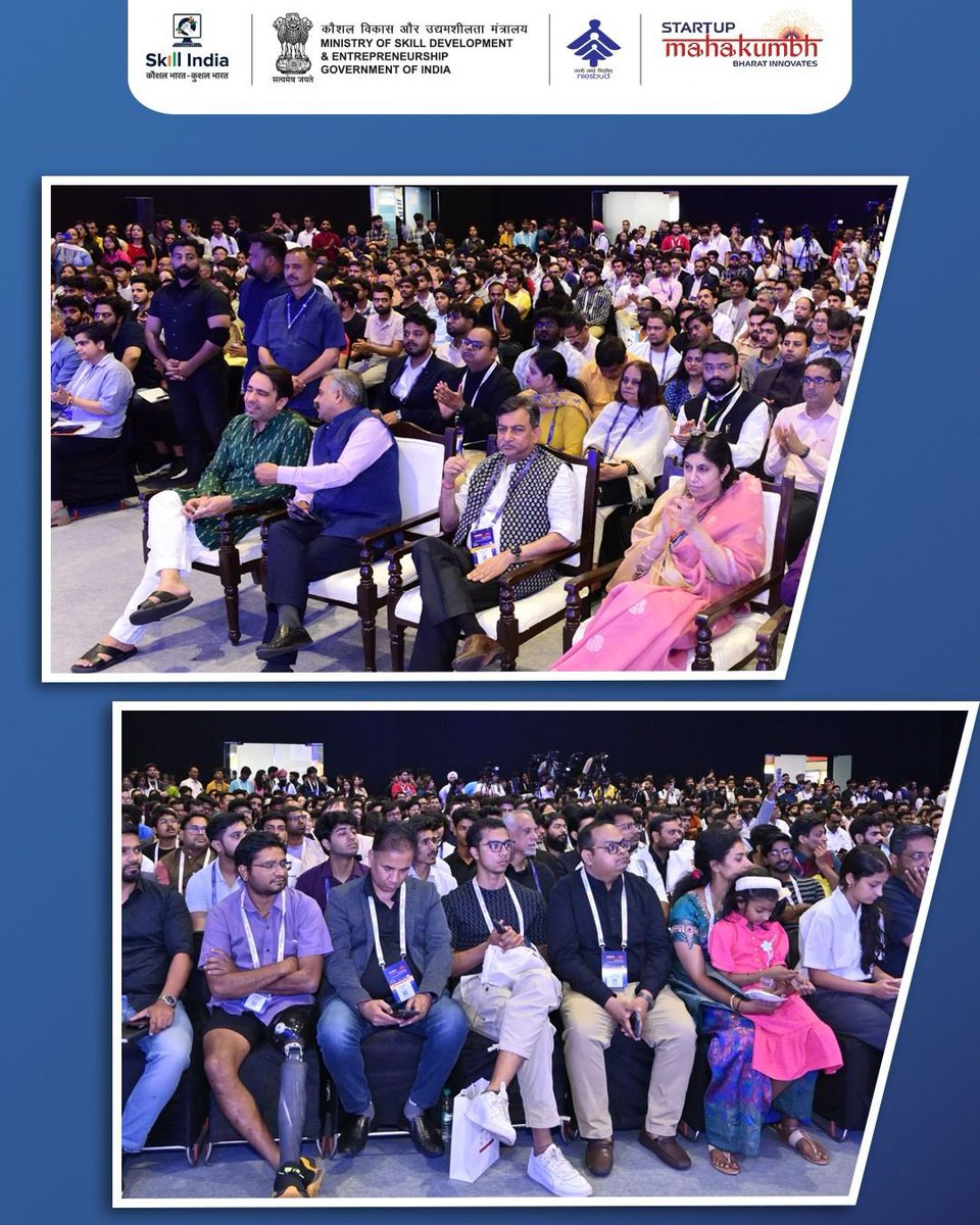 At Startup Mahakumbh, held at Bharat Mandapam, a thought-provoking Fireside Chat titled “From Skills to Startups: Unleashing the Potential of India's Youth Entrepreneurs” brought together visionaries shaping the future of India’s startup ecosystem.

Shri Jayant Chaudhary, Hon’ble