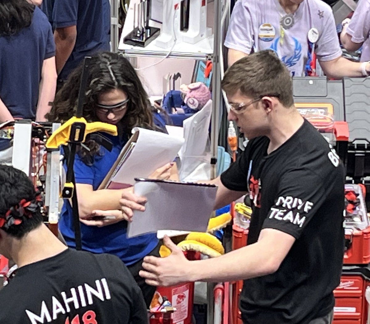 Steven Knight (@plan3t_t3ch) on Twitter photo Today is a big day to share information about our team! Adult judges come to our pit to ask questions about our team leadership, outreach activities, the mechanical aspects of the robot and our programming. <a href="/Robotics1418/">FRC Team 1418</a> knows their stuff!!! #ProudCoach #REEFSCAPE Today is a big day to share information about our team! Adult judges come to our pit to ask questions about our team leadership, outreach activities, the mechanical aspects of the robot and our programming. <a href="/Robotics1418/">FRC Team 1418</a> knows their stuff!!! #ProudCoach #REEFSCAPE