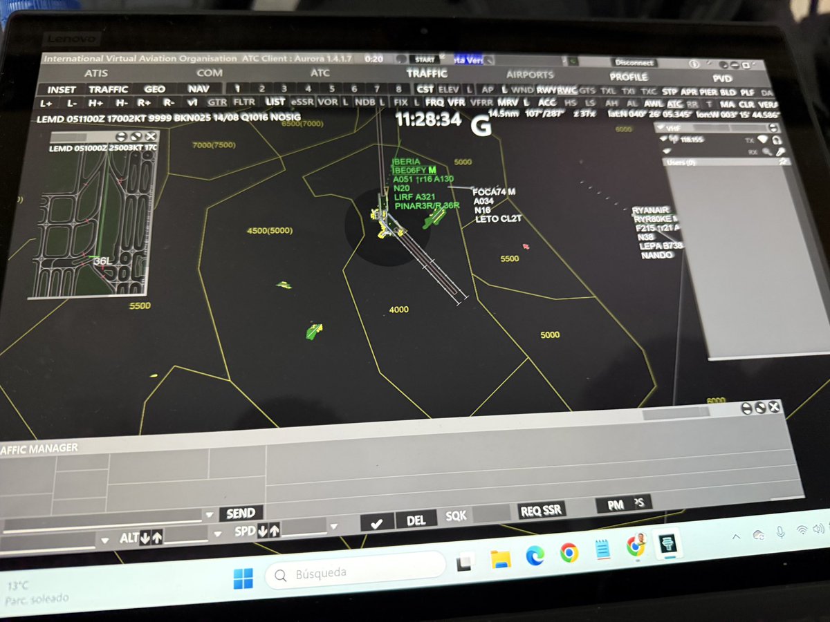 dani_lecu's tweet image. Gran mañana en #racefest disfrutando de toda la información de @ENAIRE , volando F18 en DCS con VR. Y gracias a Javier por la masterclass que nos ha dado de @IVAOES simulando TWR de LEMD