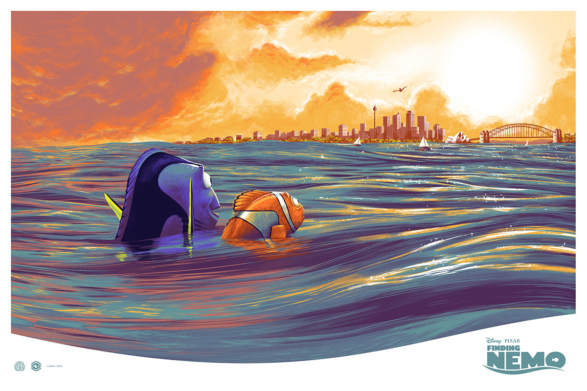 PosterEscape's tweet image. Great poster for Finding Nemo by @cesarmorenoart 

#FindingNemo #Pixar