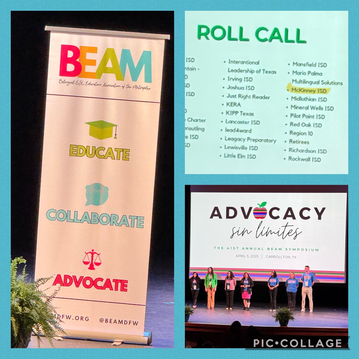 Maria Gonzales (@gonzales_bil) on Twitter photo BEAM roll call — McKinney ISD in the house and ready to shine! Let’s go, #BEAM41 <a href="/MISD_ELSupport/">MISD English Learner Support</a> BEAM roll call — McKinney ISD in the house and ready to shine! Let’s go, #BEAM41 <a href="/MISD_ELSupport/">MISD English Learner Support</a>