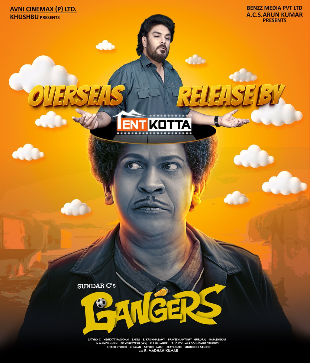 Tentkotta (@tentkotta) on Twitter photo #Gangers โ Laughter is loadingโฆ.๐คฉ
The kings of comedy are back to rule our screens!
Overseas Theatrical release by <a href="/Tentkotta/">Tentkotta</a> ๐ฅ
๐๐๐๐๐๐๐ ๐๐ซ๐จ๐ฆย ๐๐๐๐๐ย ๐๐ ๐ฅ
#SundarC #Vadivelu <a href="/khushsundar/">KhushbuSundar</a> #AnanditaSundar <a href="/benzzmedia/">benzzmedia</a> <a href="/AvniCinemax_/">Avni Cinemax</a> #CatherineTresa #Gangers โ Laughter is loadingโฆ.๐คฉ
The kings of comedy are back to rule our screens!
Overseas Theatrical release by <a href="/Tentkotta/">Tentkotta</a> ๐ฅ
๐๐๐๐๐๐๐ ๐๐ซ๐จ๐ฆย ๐๐๐๐๐ย ๐๐ ๐ฅ
#SundarC #Vadivelu <a href="/khushsundar/">KhushbuSundar</a> #AnanditaSundar <a href="/benzzmedia/">benzzmedia</a> <a href="/AvniCinemax_/">Avni Cinemax</a> #CatherineTresa