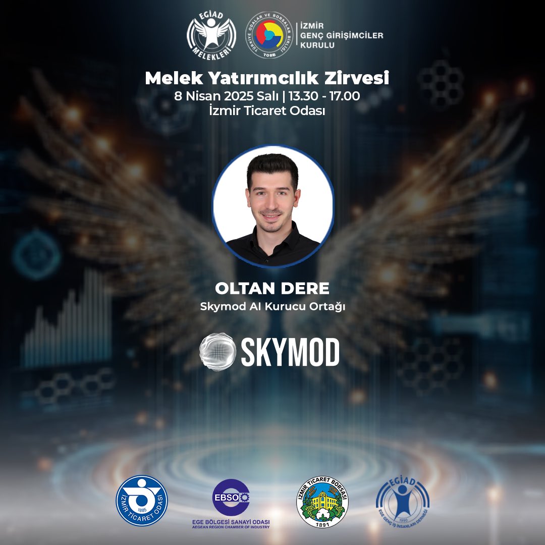 Girişimci Sunumları Oturumu’nda Skymod AI Sahnede!

Skymod AI Kurucu Ortağı Oltan Dere, üretken yapay zekâ alanındaki vizyoner çözümleriyle Melek Yatırımcılık Zirvesi’nde bizlerle!