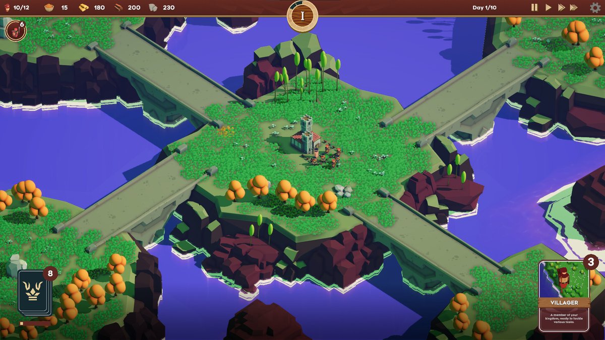 Kingdoms in Kingdom’s Deck really said “good luck with that.”

❄️ Ice-covered outposts
🌿 Swampy messes
☀️ Sun-baked forts

Each climate messes with your strategy just enough to keep things spicy!
Releasing on 28th April!
#screenshotsaturday #indiegames