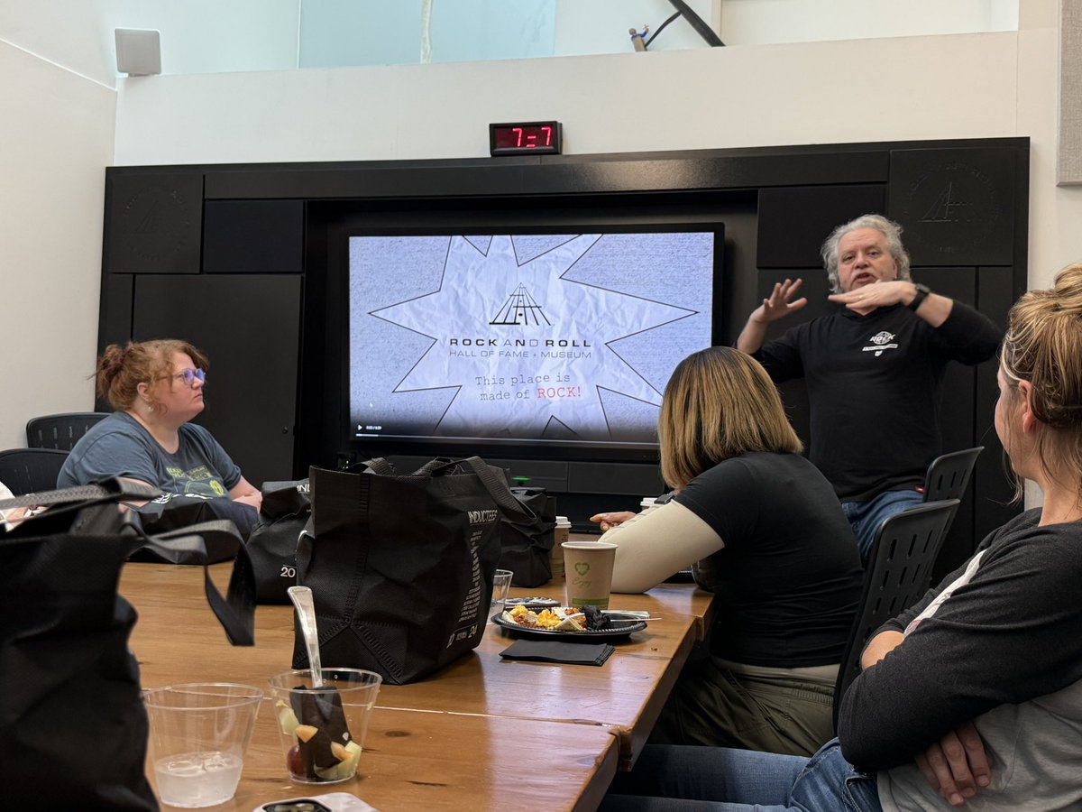 Kicking off a rockin’ day at the Rock Hall of Fame with my 2025 Ohio Teacher of the Year cohort. It’s going to be a great day!