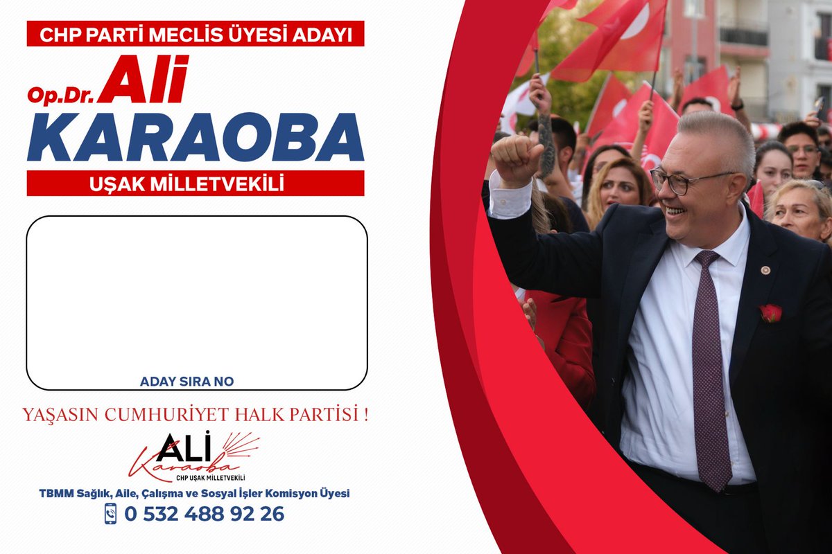 Değerli yol arkadaşlarım,
TARLADA İZİ OLMAYANIN, HARMANDA YÜZÜ OLMAZ.

2 yıldır aydınlık bir Türkiye için TBMM'de mücadele eden,
2 dönem Uşak İl Başkanlığı yapmış örgütten gelen bir kardeşiniz olarak,

Parti Meclisi'nde YENİ YÜZLER VE GÜÇLÜ BİR ÖRGÜT için, Cumhuriyet Halk Partisi