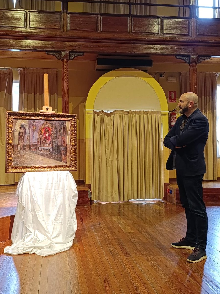 🖼️ En Joan Escolà, president de Sútia d'Art s'ha mostrat orgullós i emocionat de presentar l'última adquisició de la fundació: un quadre del pintor Mateu Balasch (1972-1936)

⛪ El Dr. Francesc Miralpeix ha destacat que és una obra que té un gran valor més enllà de la qualitat
