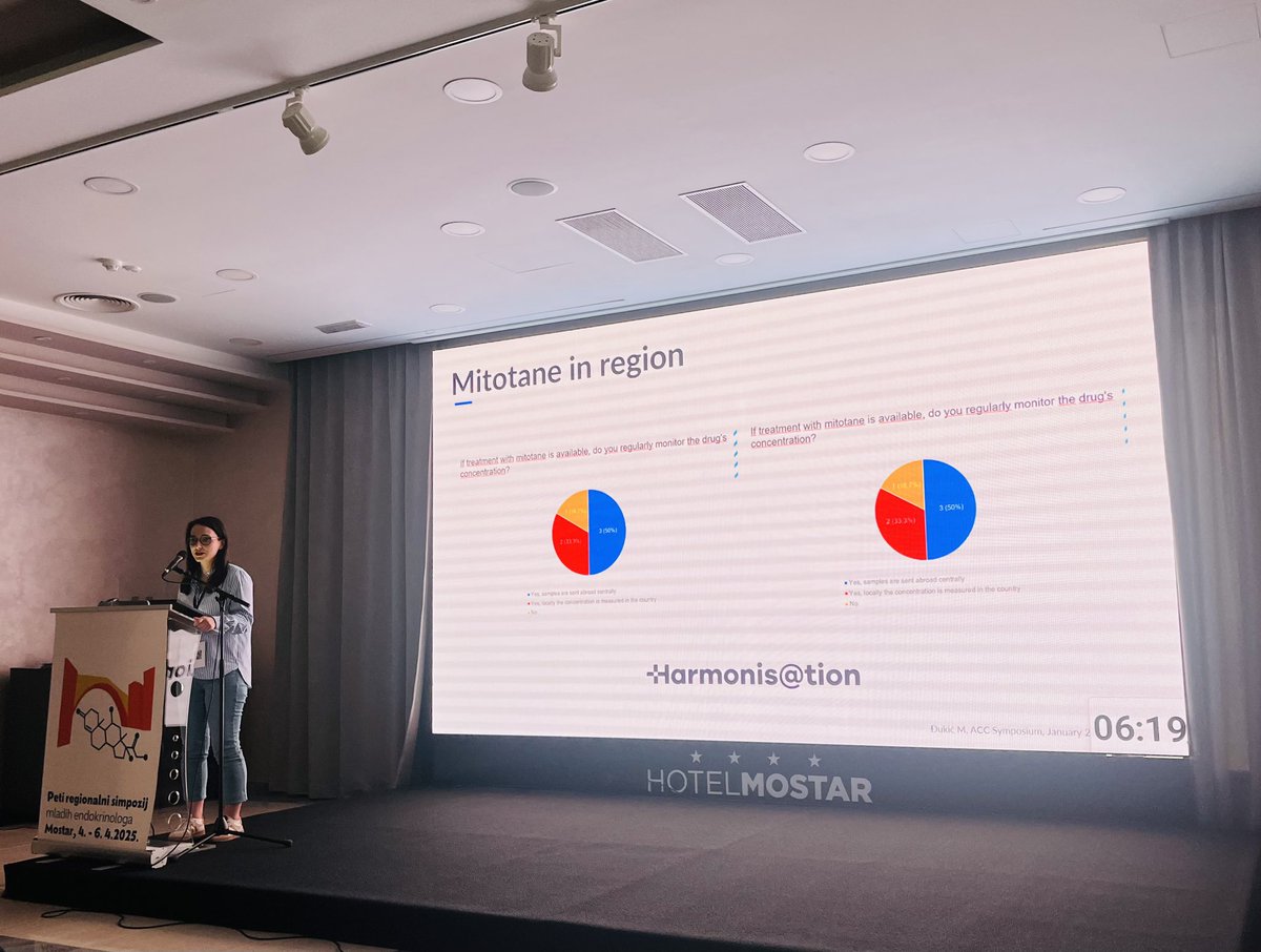 HARMONIS@TION (@goharmonisation) on Twitter photo Great talk about #ACC postsurgical treatment and follow up by our WG5 co-lead <a href="/anja_barac/">Anja Barač Nekić</a> with an overview of <a href="/ENSAT_news/">European Network for the Study of Adrenal Tumours</a> and #goharmonisation activities during fantastic 5th Regional Symposium of Young Endocrinologists 🌱😎
<a href="/santoans/">Antoan Stefan Sojat</a> <a href="/ZibarKarin/">Karin Zibar Tomsic</a> <a href="/KSaravinovska/">Kristina Saravinovska</a> <a href="/AnteMan_/">Ante</a> Great talk about #ACC postsurgical treatment and follow up by our WG5 co-lead <a href="/anja_barac/">Anja Barač Nekić</a> with an overview of <a href="/ENSAT_news/">European Network for the Study of Adrenal Tumours</a> and #goharmonisation activities during fantastic 5th Regional Symposium of Young Endocrinologists 🌱😎
<a href="/santoans/">Antoan Stefan Sojat</a> <a href="/ZibarKarin/">Karin Zibar Tomsic</a> <a href="/KSaravinovska/">Kristina Saravinovska</a> <a href="/AnteMan_/">Ante</a>